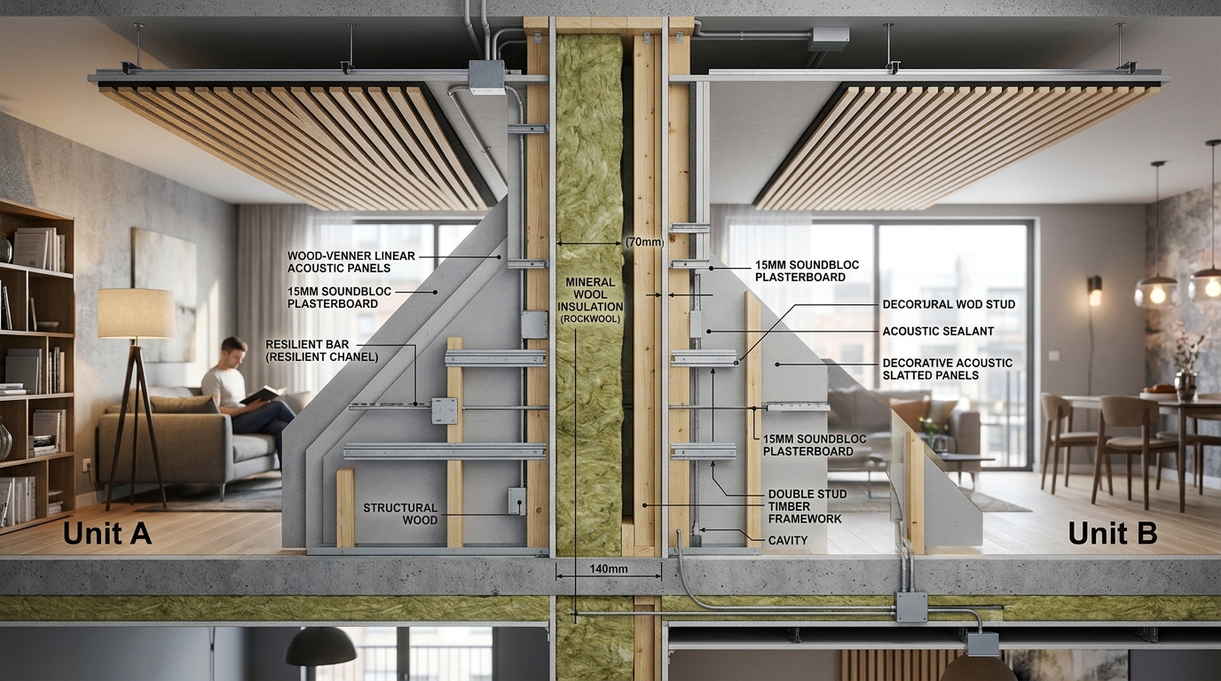 découvrez nos conseils pratiques pour isoler phoniquement un mur mitoyen efficacement et profitez d'un intérieur paisible et silencieux.
