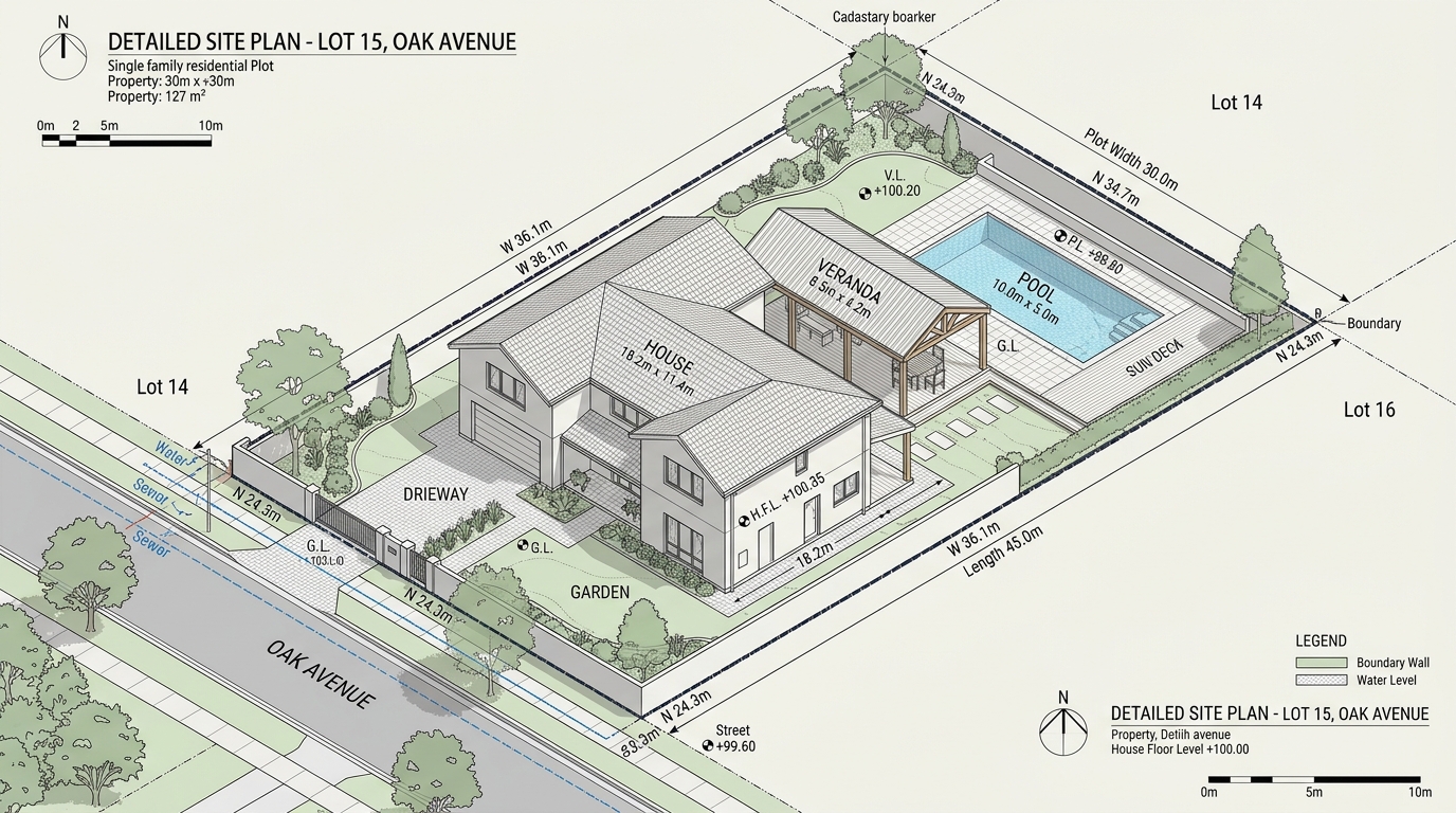 découvrez notre guide complet pour créer un plan de masse coté en 3 dimensions, assurant une conception précise et détaillée pour tous vos projets architecturaux et d'ingénierie.